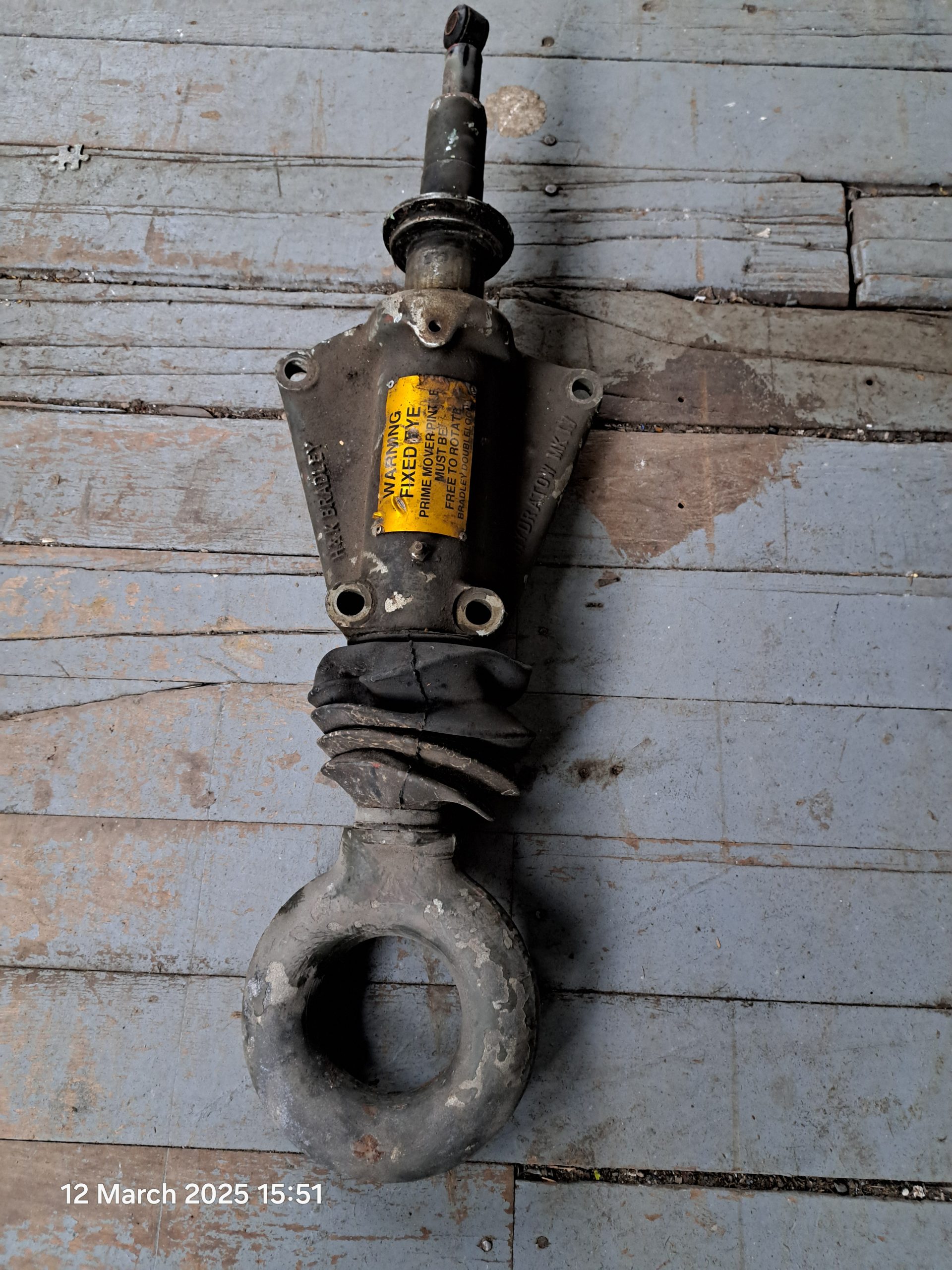 ex British Army Trailer Coupling for Nato hitch